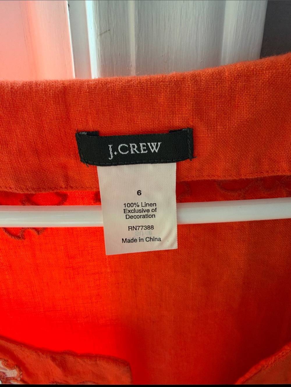 J.Crew Linen Top - Picture 2 of 3